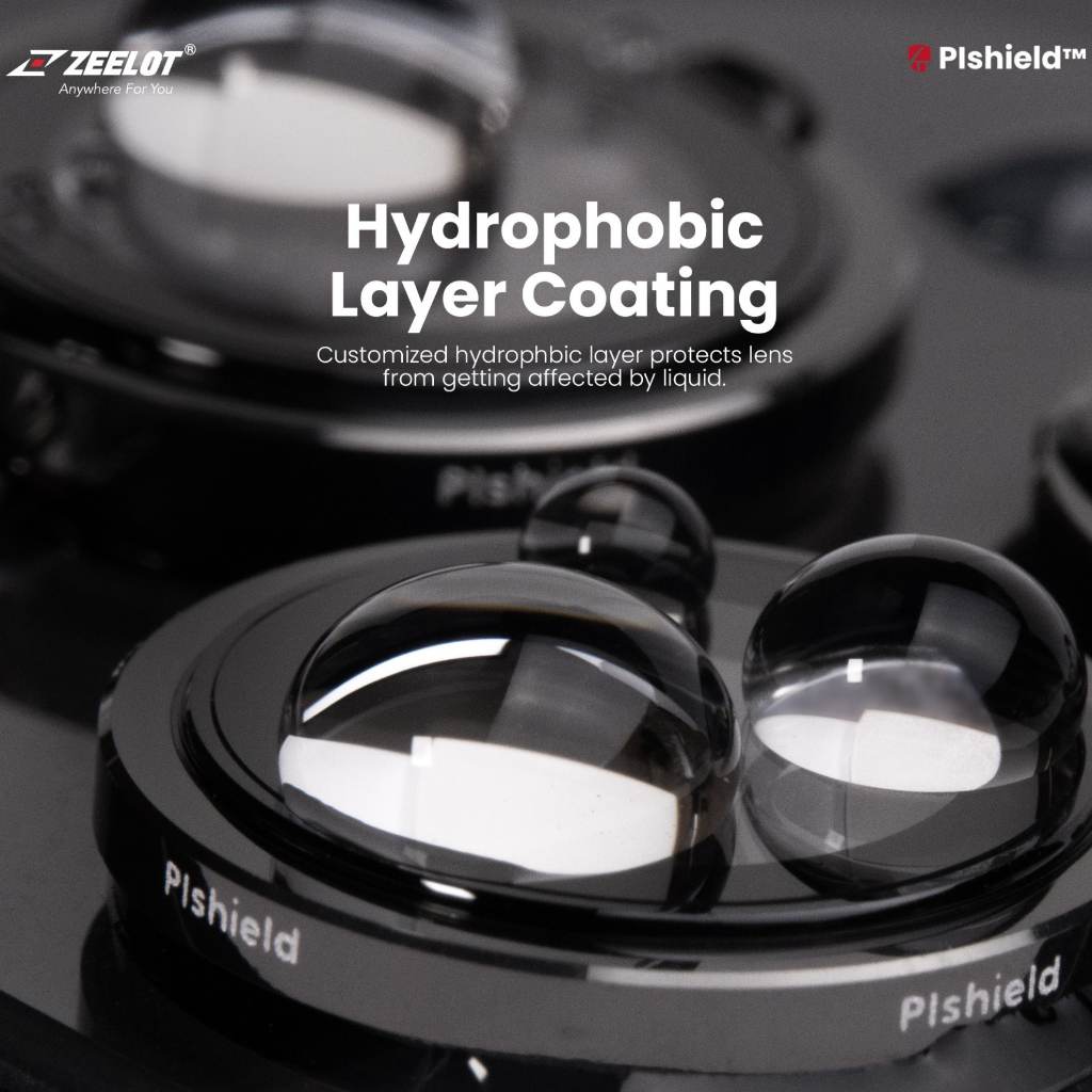 Camera Lens Zeelot Dành Cho iPhone 15 Pro Max / iPhone 15 Pro, ZEELOT PISHIELD TITANIUM ALLOY LENS