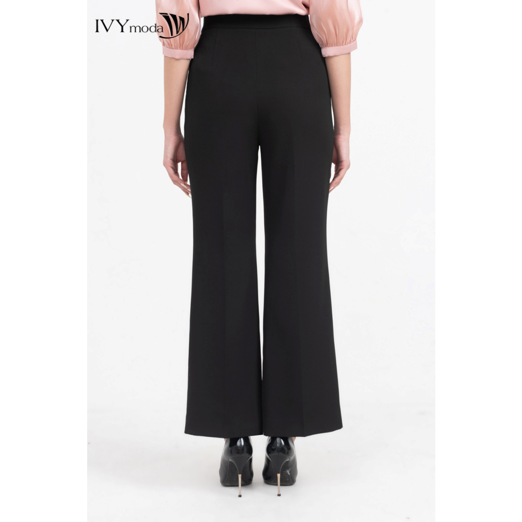 Quần vải Tuysi ống loe nữ IVY moda MS 22M8564