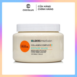 Kem Ủ Tóc Olexrs Hair Salon Argan Oil Collagen Complex Repair Mask 500ml
