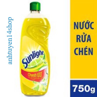 Nước rửa chén Sunlight chai 750g