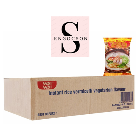 Bún chay Wai Wai Thái Lan 60g