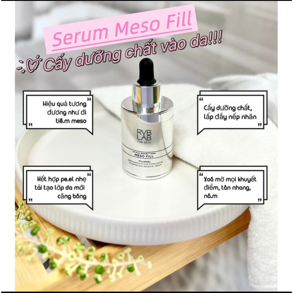 SERUM HUYẾT THANH MESO TÁI TẠO DA