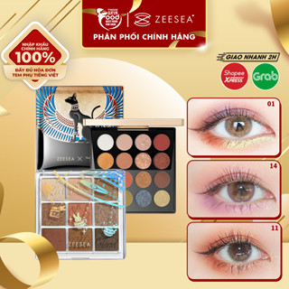 [NHẬP KHẨU] Bảng Phấn Mắt 9 - 16 Ô Xinh Xắn Siêu Mịn, Bền Màu ZEESEA Dreamland, Fireworks 16 Colors Eye Shadow