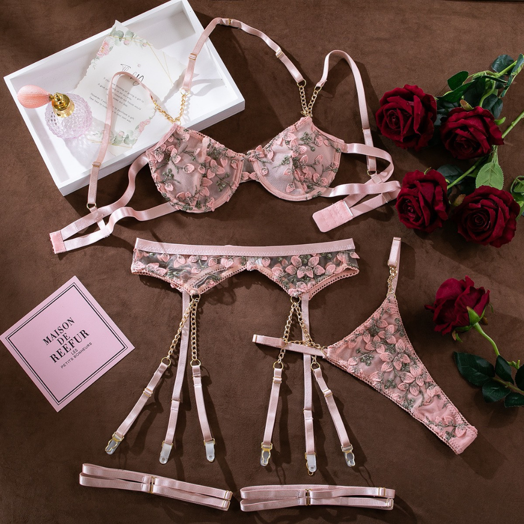 Bộ Bra Ren Hoa - B.Lingerie