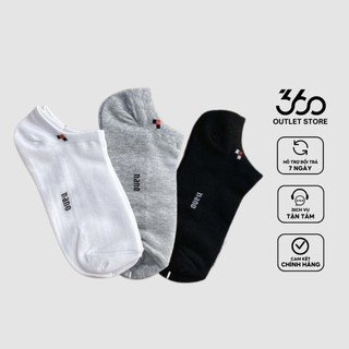 Tất vớ nam cổ ngắn dệt sợi co giãn 4 chiều kháng khuẩn ngăn mùi - 4S22TACTK301-DGR