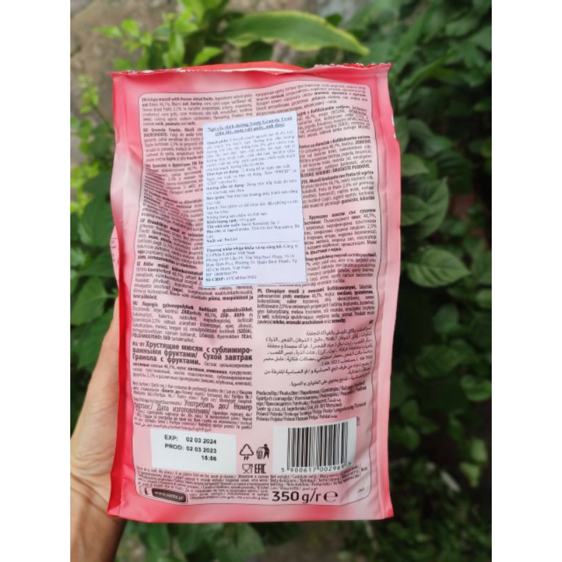 Ngũ cốc dinh dưỡng Sante Granola Fruit 300g
