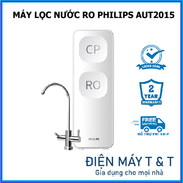 (FREE LẮP ĐẶT MIỄN PHÍ) Máy lọc nước RO Philips AUT2015 Hàng Phân Phối Chính Hãng