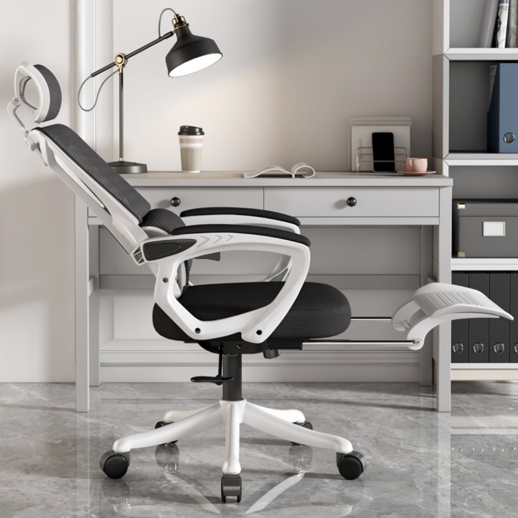 Ghế văn phòng, ghế công thái học ergonomic cao cấp có ngả lưng 135 độ, có đệm thắt lưng chống đau mỏi, BH 12 tháng
