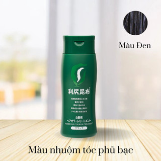 Màu nhuộm tóc phủ bạc rishiri hair color treatment 200g nhật bản