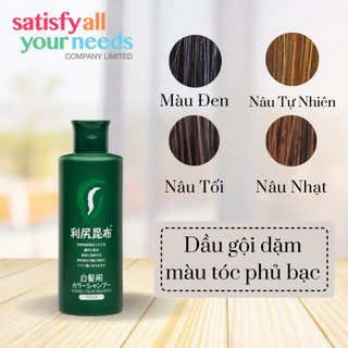 Dầu gội bổ sung màu cho tóc nhuộm RISHIRI COLOR BUBBLE 200ml