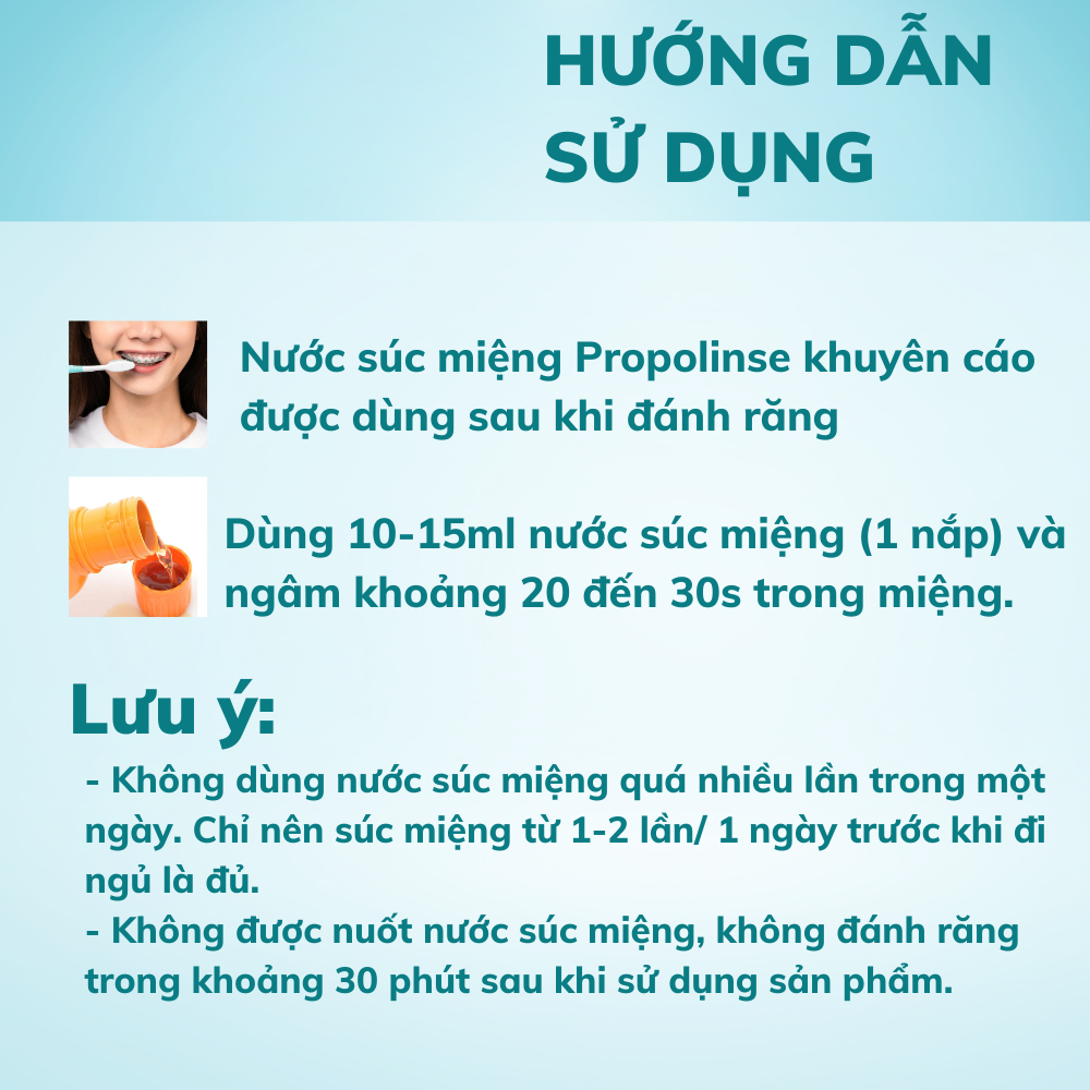 Nước súc miệng Propolinse trắng răng ngừa hôi miệng sạch cao răng nội địa Nhật Bản 600ml - Hakushi