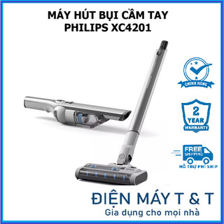 Máy hút bụi đứng không dây cầm tay Philips XC4201 – Hàng chính hãng.