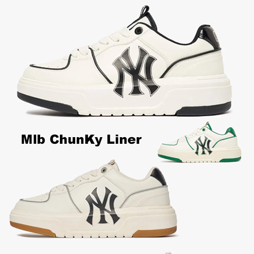 Giày Thể Thao _MLB Chunky Liner, Giày_MLB NY Chunky Liner Đế Cao 5Cm Nam Nữ Bản Chuẩn Full Bill+Box | BigBuy360 - bigbuy360.vn