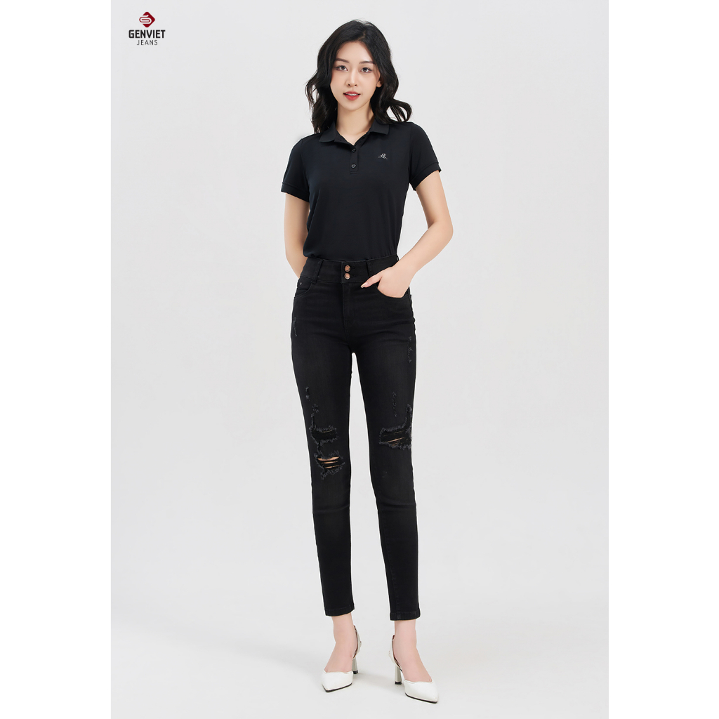 Chia sẻ Quần Dài Nữ Jeans Col Cơ Bản TQ103J8158