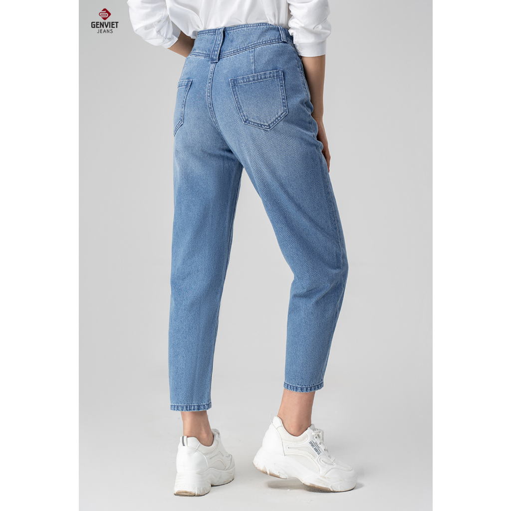 [Mã FATOP12 giảm 30K đơn 150K] Quần Dài Nữ Jeans Col Thụng TQ104J8159