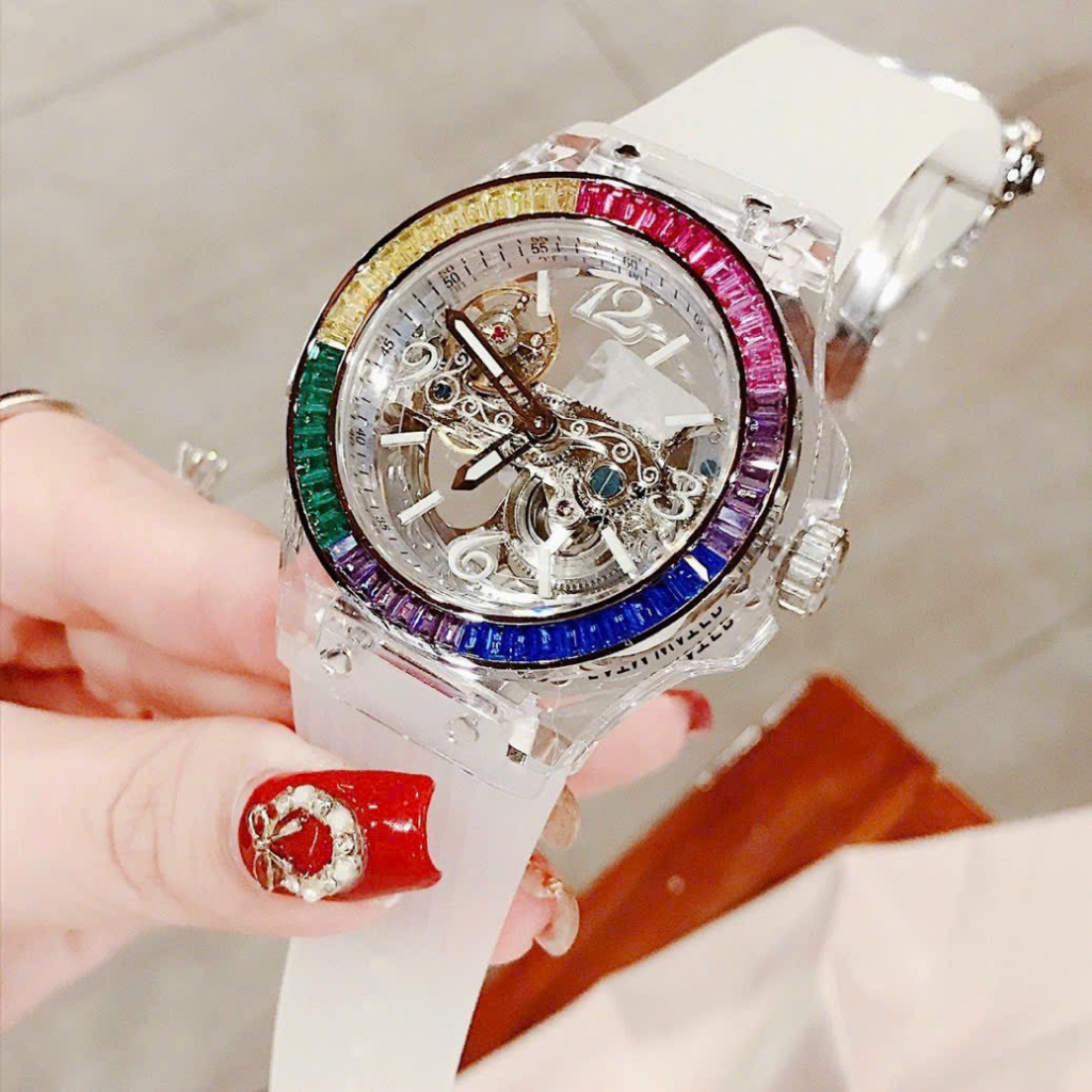 ĐỒNG HỒ NAM HANBORO W lộ cơ Đấ 7 Màu- Automatic- 40mm- - chống nước- bảo hành 24 tháng