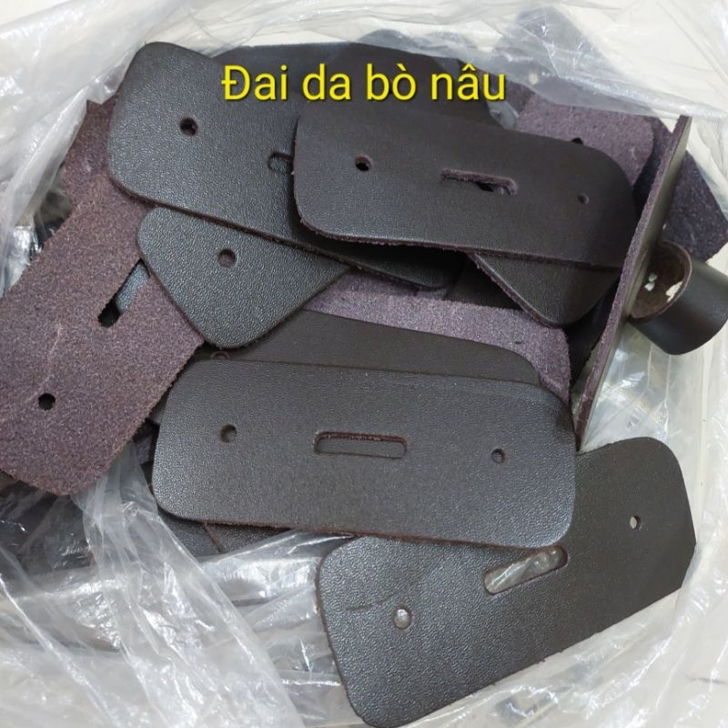 Đai đỉa vòng da thắt lưng da thật