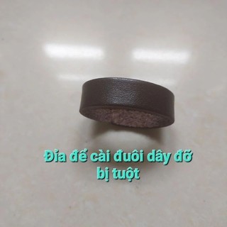 Đai đỉa vòng da thắt lưng da thật