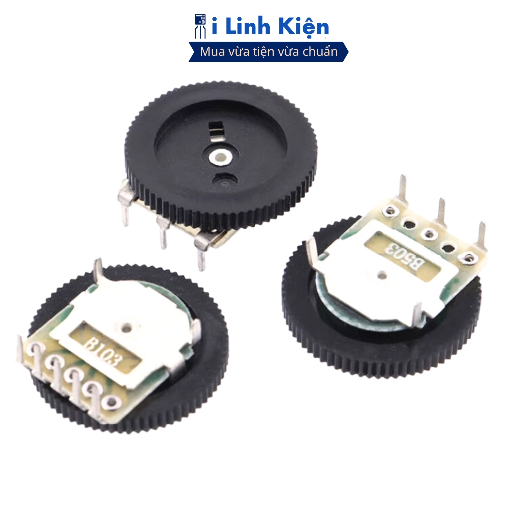 Biến trở tròn 16x2mm 1K - 10K - 50K chất lượng cao ilinhkien.