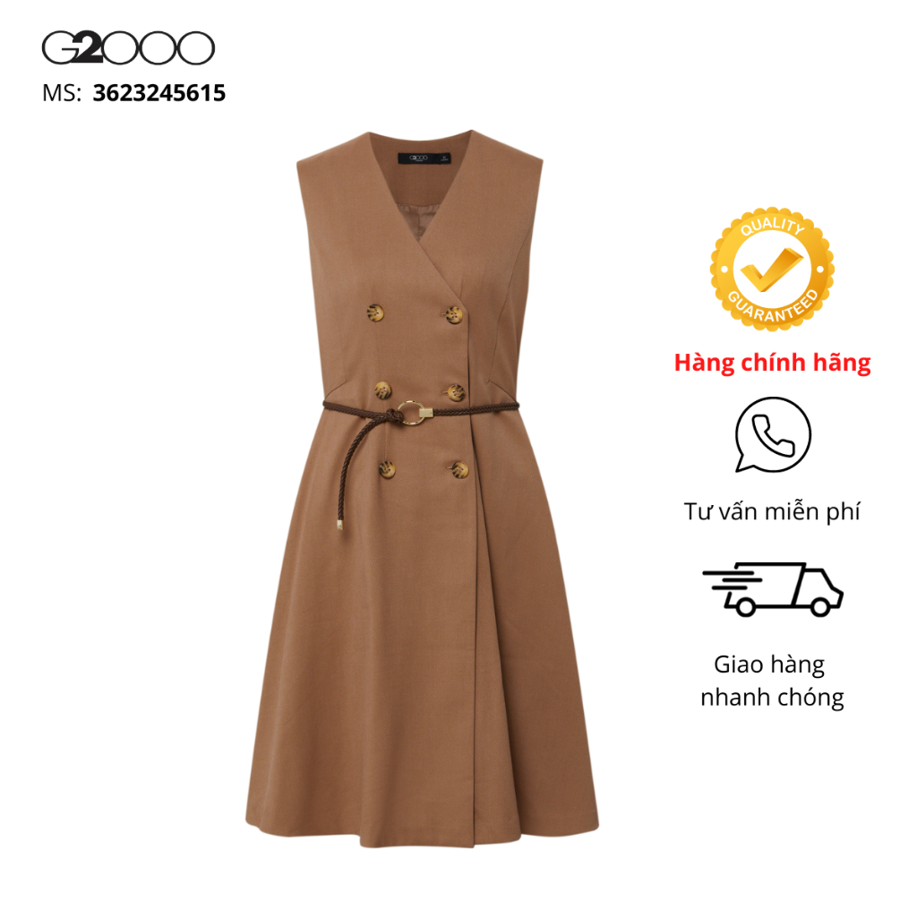Đầm Nữ G2000 (3623245615) Màu Nâu