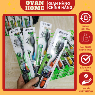 Bàn chải đánh răng Bossi 921 Hàn Quốc Chính hãng - Bàn chải than tre hoạt tính, Bàn chải đánh răng Bossi than tre