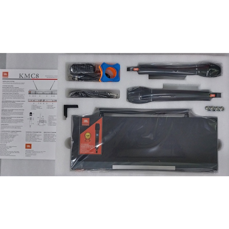 Micro không dây JBL URX9900 Và JBL KMC8 -2 râu cao cấp,chống hú,chống rít, hát nhạy