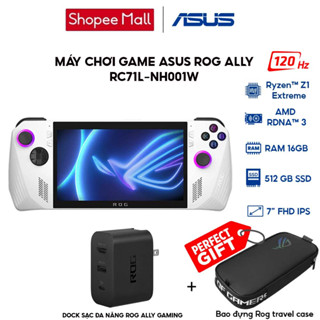 Máy chơi game cầm tay ASUS ROG Ally RC71L-NH001W  AMD RyzenTM Z1 Extreme| 16GB | 512GB | 7' FHD 120Hz