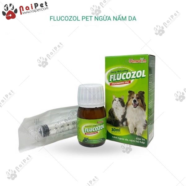 Hỗ Trợ Về Nấm Ngoài Da Nấm Hô Hấp Cho Chó Mèo Chim Gà Cảnh Flucozol Vemedim 30ml