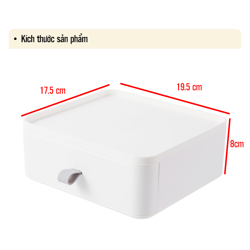 Kệ nhựa để đồ bàn trang điểm, bàn học