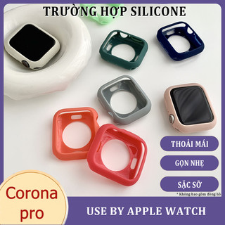Ốp Silicone Mềm Màu Kẹo Cho Đồng Hồ Thông Minh Apple Watch Series ultra 8 7 SE 6 5 4 3 i-Watch 49mm 45MM 41MM 45MM 41MM