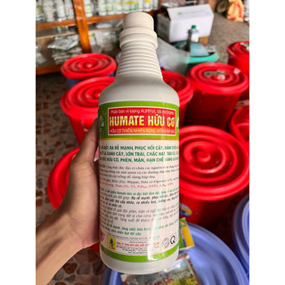 Phân bón lá humate hữu cơ, giúp cây hồi phục - ra rễ mạnh - đâm chồi nảy tược - chai 1 lít