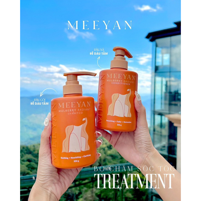 Dầu gội MEYAN Meea chăm sóc tóc Treatment thành phần rễ dâu tằm 500ml
