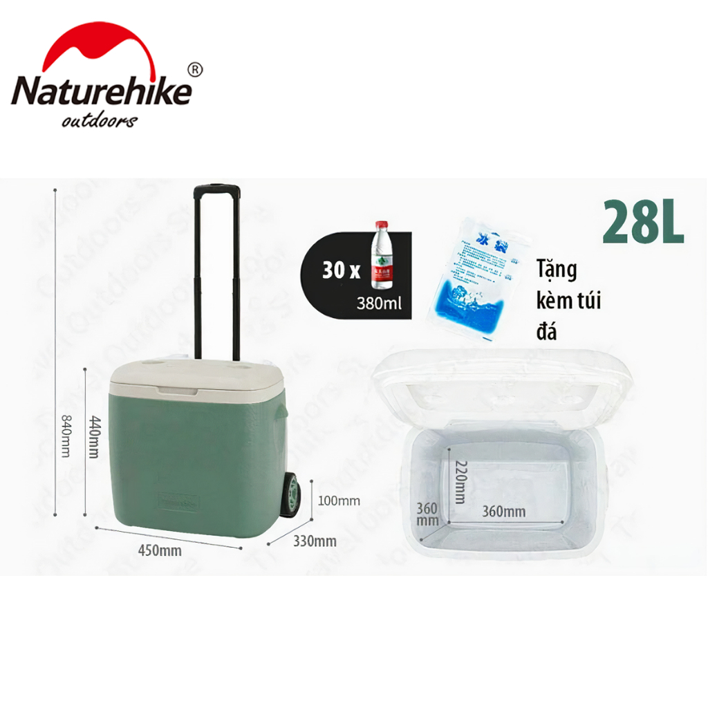 Thùng Đá Giữ Nhiệt Naturehike NH20SJ021