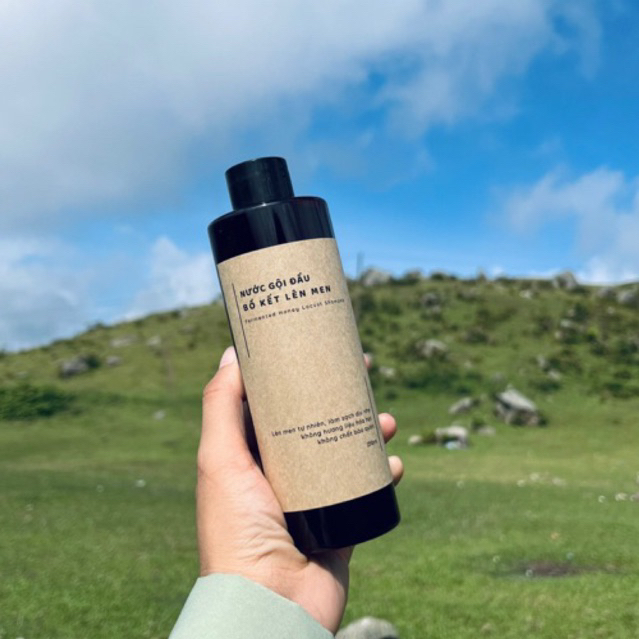 Nước gội 100% tự nhiên - bồ kết lên men