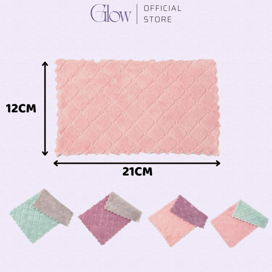 Khăn Lau Nhà Bếp Đa Năng 2 Mặt Siêu Thấm Hút GLOWWAXING 5962 Siêu Thấm Nước Và Cực Kỳ Mềm Mại