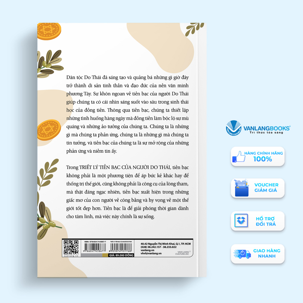 Sách Vanlangbooks - Triết Lý Tiền Bạc Của Người Do Thái