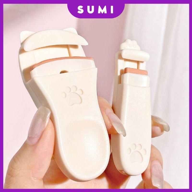 Bộ 2 Bấm Mi Và Bấm Mi Góc Hình Chân Mèo Siêu Xinh