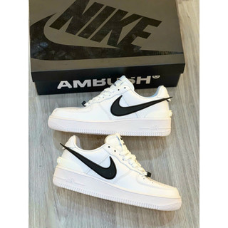 Giày sneaker AF1 Ambush trắng móc đen ( giá chưa bao gồm box bảo vệ )
