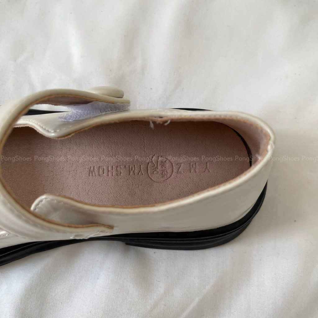 Giày Búp Bê/ Marry Jane Pong Shoes Quai Dán- FULL BOX- Mã 1615