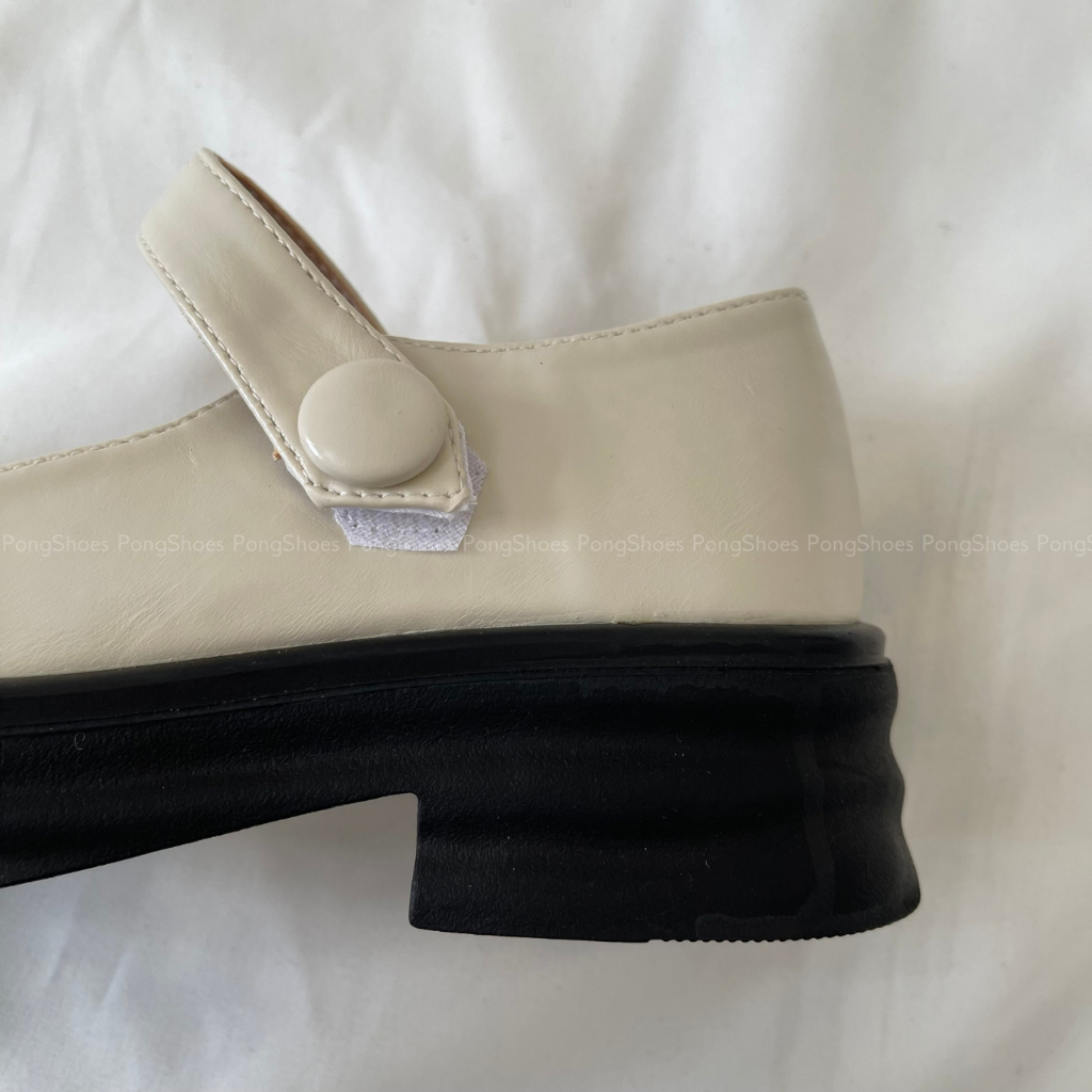 Giày Búp Bê/ Marry Jane Pong Shoes Quai Dán- FULL BOX- Mã 1615