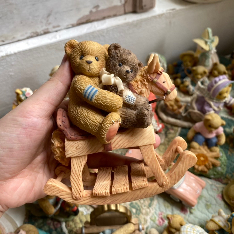 Tượng gấu Cherished Teddies dễ thương decor