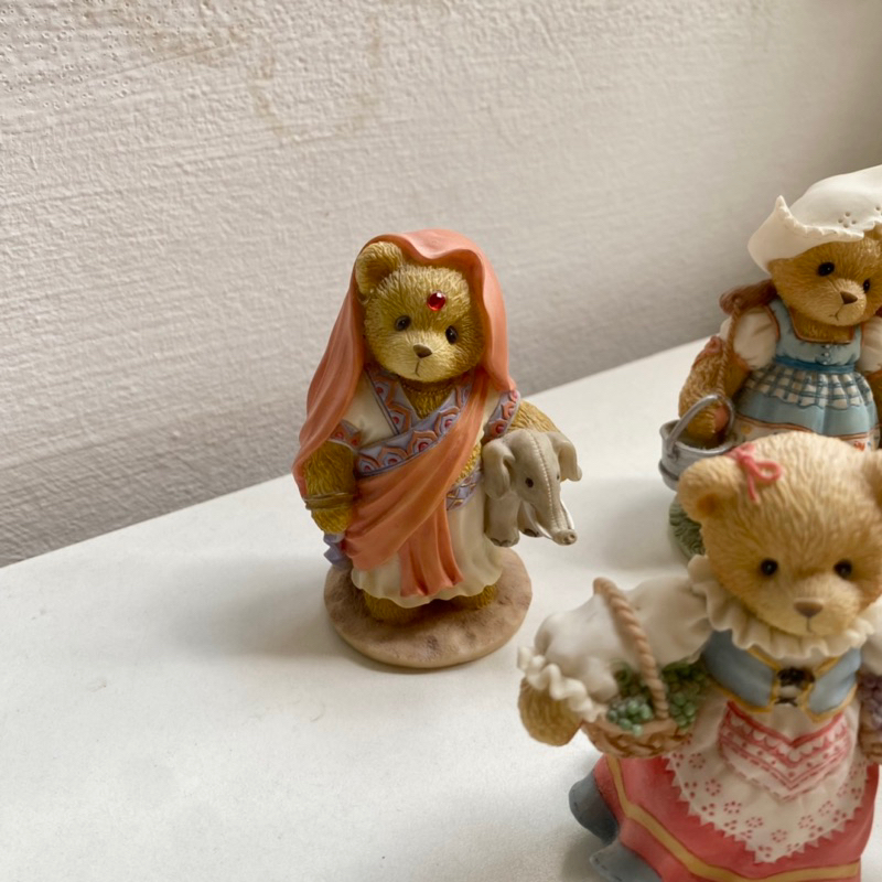 Tượng gấu Cherished Teddies dễ thương decor