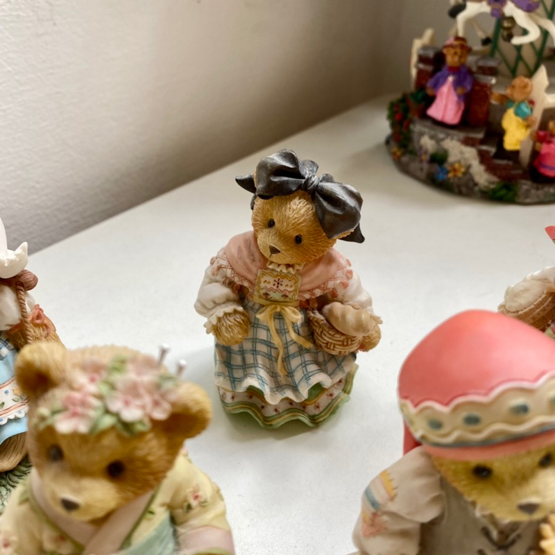 Tượng gấu Cherished Teddies dễ thương decor