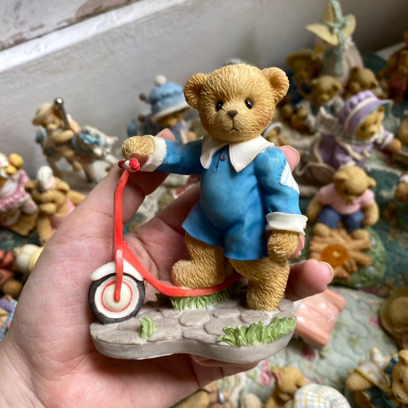Tượng gấu Cherished Teddies dễ thương decor