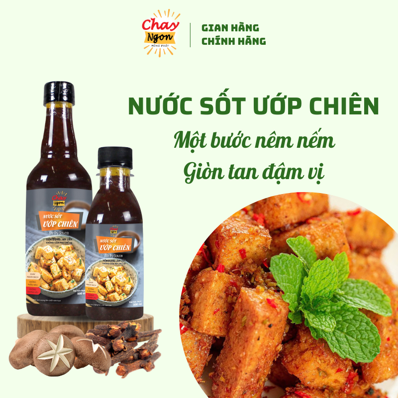Sốt Ướp Chiên Chay Ngon Hùng Phát Chai 500ml