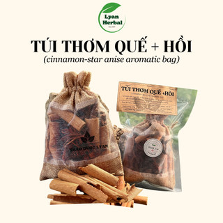  Túi thơm Quế-Hồi m thảo mộc hương tự nhiên khử mùi treo xe ô tô khử mùi tủ lạnh khử mùi hôi giày dép 