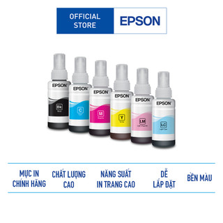 Mực In Chính Hãng Epson T673 Dùng Cho Máy L805/L850/L1800 Cung Cấp Giải Pháp In Chất Lượng Cao Rõ Nét