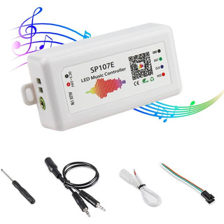 Mạch điều khiển led full màu RF, nháy theo nhạc SP107e, mạch full IR, Mạch APP kèm điều khiển