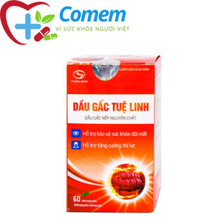 ầu gấc Tuệ Linh  - Giảm nhức mỏi mắt, tăng cường thị lực, giảm cận thị, loạn thị - Hộp 60 viên