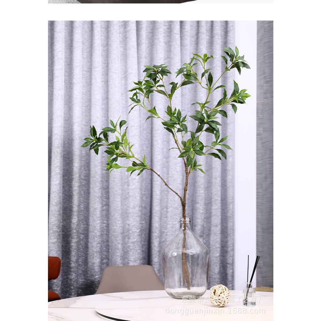 Cành lá trà nhật giả trang trí